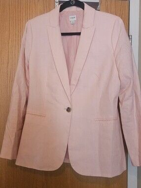 J. Crew Pink Lined Lined Blazer